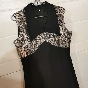 Vintage Goth 1970 Formal Dress Holiday Christmas New Years Winter Gown 70s Retro